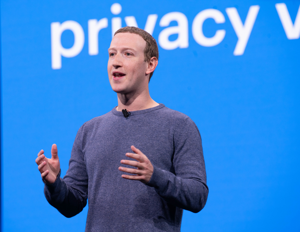 Photo of Facebook CEO Mark Zuckerberg