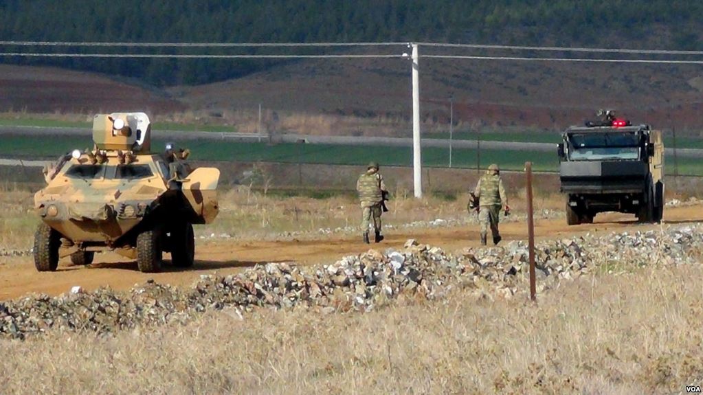 Turkish military patrol in Northern Syria