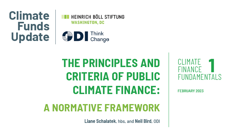 Climate Finance: Law Legal Readiness for Climate Finance