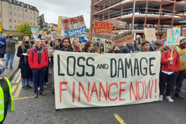 March for Loss and Damage Finance at COP26