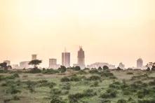 Skyline of Nairobi, Kenya