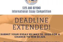 1325 and Beyond Competition deadline extended