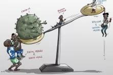 DR Congo COVID-19 Cartoon