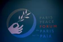 Paris Peace Forum logo at the forum