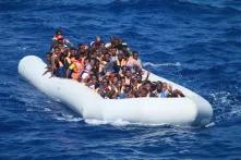 Refugees trying to cross the Mediterranean