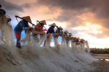 The Smoke Vietnam Field Province Khanh Hoa Salt