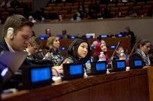Photo of the ECOSOC Youth Forum Delegates