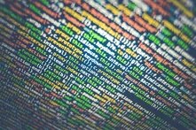 lines of computer code on a screen