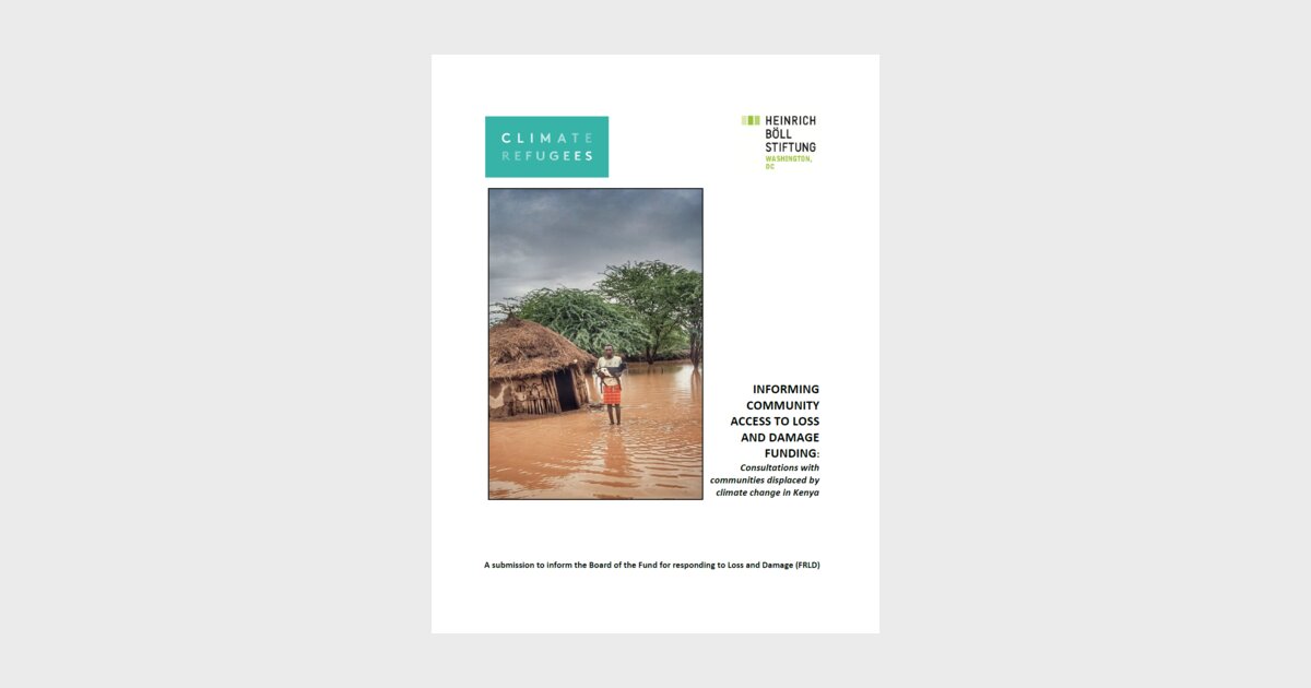 Informing Community Access to Loss and Damage Funding | Heinrich Böll ...