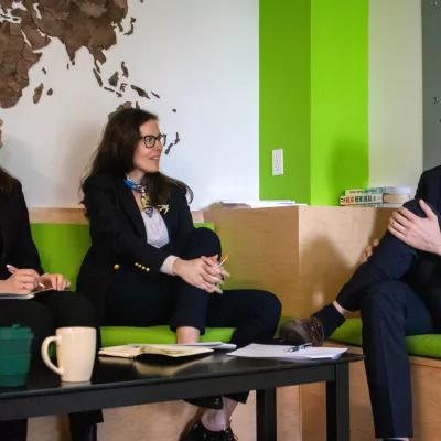 The participants of the Study Tour are working on their Strategic Foresight Scenarios.