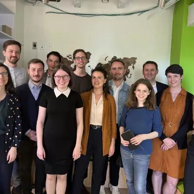 A last group photo of the participants of the Study Tour