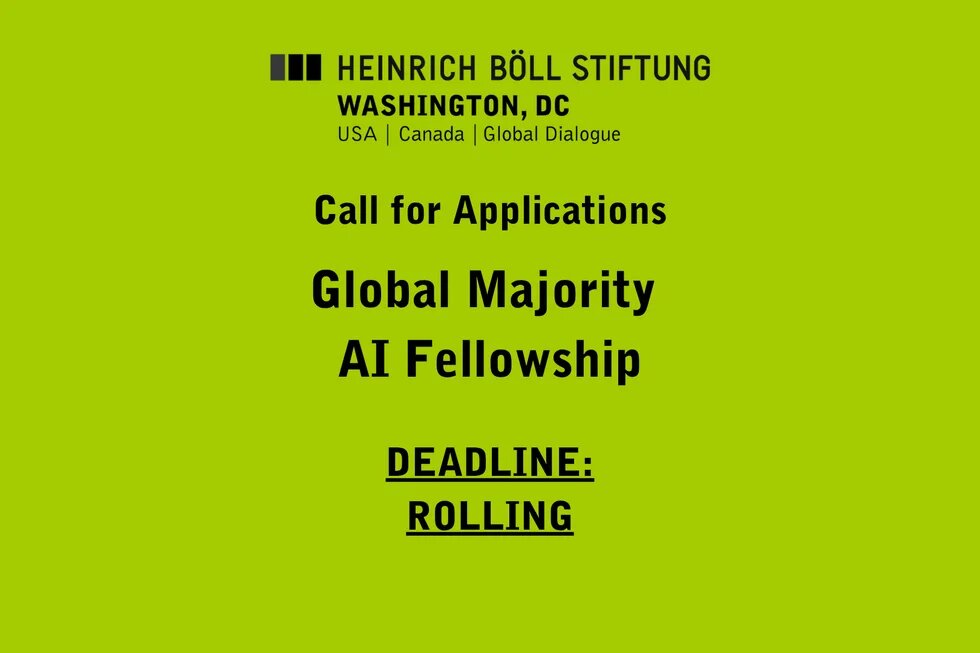 black text and the heinrich böll foundation logo on a green background