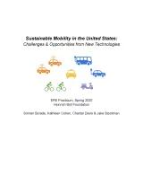 Sustainable Mobility and Technology in the United States