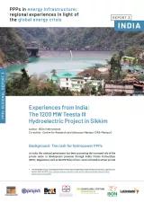 cover of "Experiences from India: The 1200 MW Teesta III Hydroelectric Project in Sikkim"